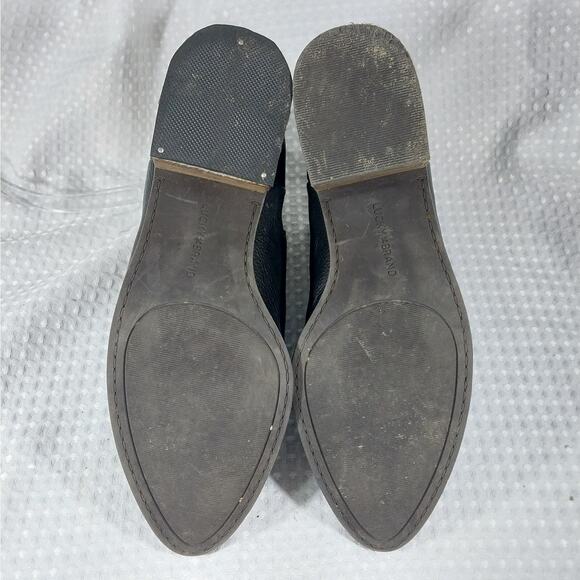 LUCKY BRAND! LUFTI BLACK GENUINE LEATHER MOD ANKLE BOOTS, BOOTIES! SZ 9.5M - Picture 9 of 10